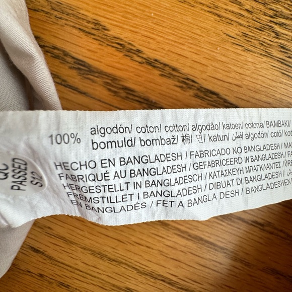 NWT Zara Rhuigi Shirt Mens Small Long Sleeve Button Down Khaki - Picture 8 of 8